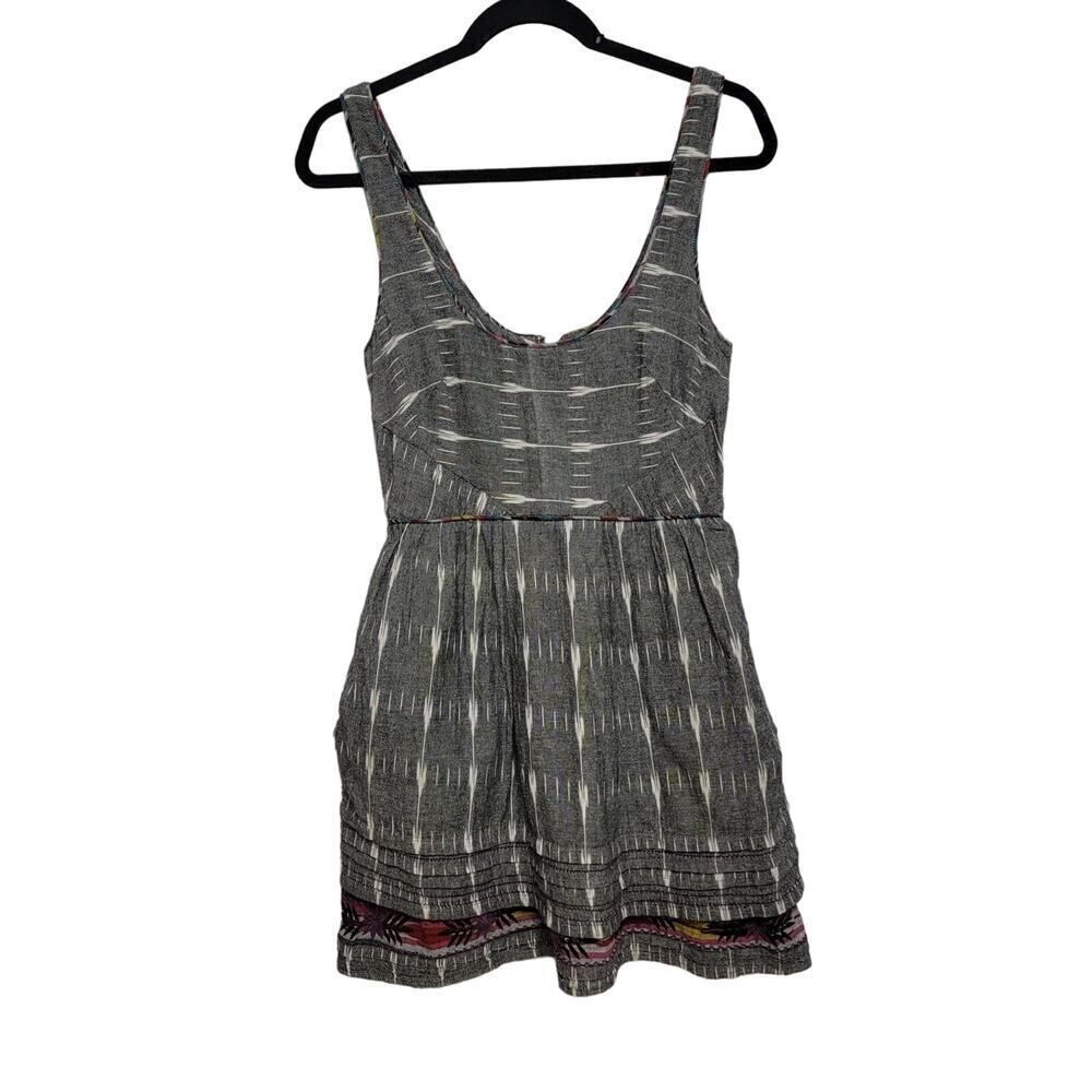 Free People New Romantics Boho Sundress Southwestern Print Coastal Cowgirl Size